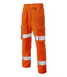 LEO WORKWEAR YELLAND ISO 20471 Cl 1 Lightweight Poly/Cotton Cargo Trouser